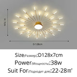 2026 New Creative Modern Led Chandelier for Studyroom Bedroom Kitchen Hall Lighting Decor Indoor Lamp Warm Home Pendant Lustre