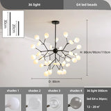 Nordic Led Creative Chandelier Modern Branch Ceiling Pendant Light For Living Room Home Decoration Lustre Indoor Lighting Lamps