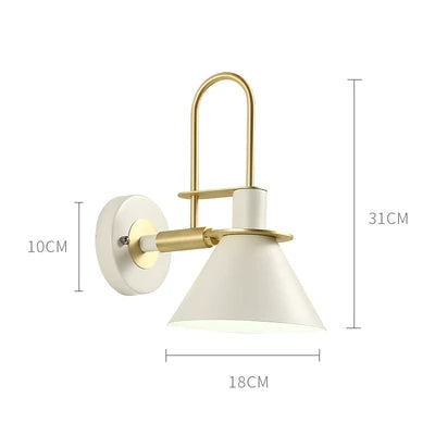 Modern Wall Lamp Industrial Iron Wall Lamps For Living Room Bedroom Nordic Bedside Wall Light E27 Bathroom Fixtures Mirror Light