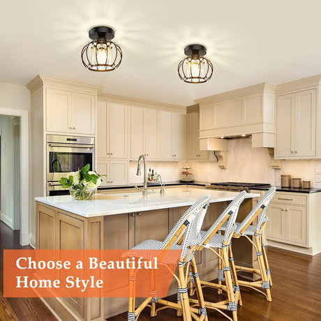 Nordic Modern K9 Crystal Ceiling Lights Indoor Ceiling Lamp Hallway Stairs Bedroom Lustre's Dining Room Fixtures Home Decors