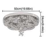 Luxury K9 Crystal Chandelier Modern Ceiling Lamp Led Living Dining Room Decor Pendant Light Dimmable Lustre Home