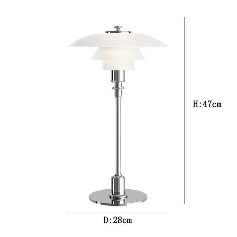 Nordic Danish Designer Desk Light Retro Medieval Bauhaus Bedside Table Lamp PH Living Room Bedroom Decoration Study Floor Lamps