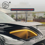 For Tesla Model YL 2026 2027 Car Front Trunk LED Light Bar Strip Interior Brightening Decorative Lamp Strip Automatic Light