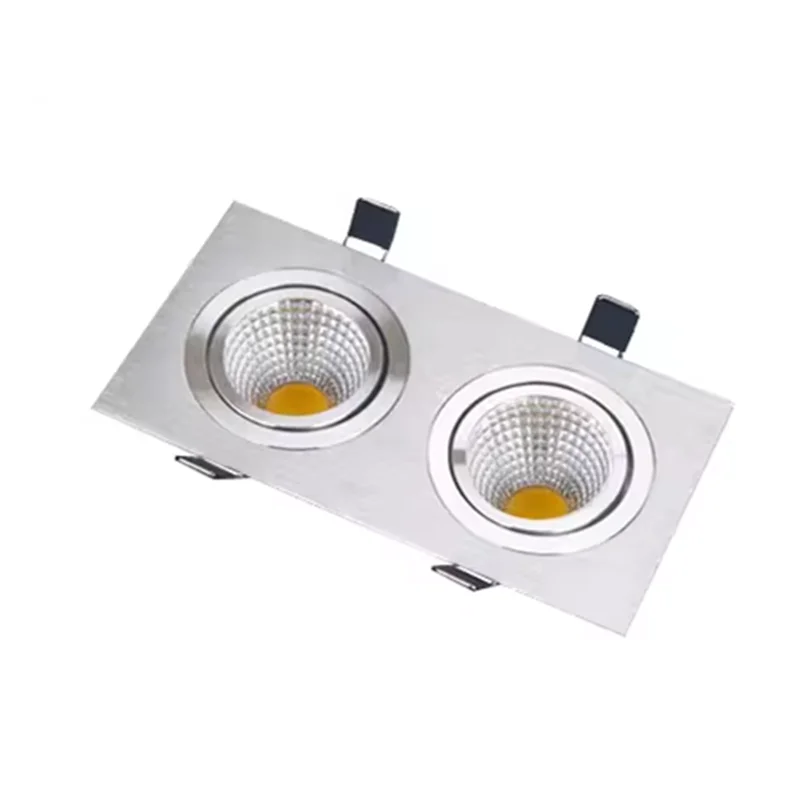 Anti-Glare Recessed Dimmable LED Downlight 9W12W15W18W24W30W COB Ceiling Lamps Spot Light Epistar Chip AC90-260V Indoor Lighting