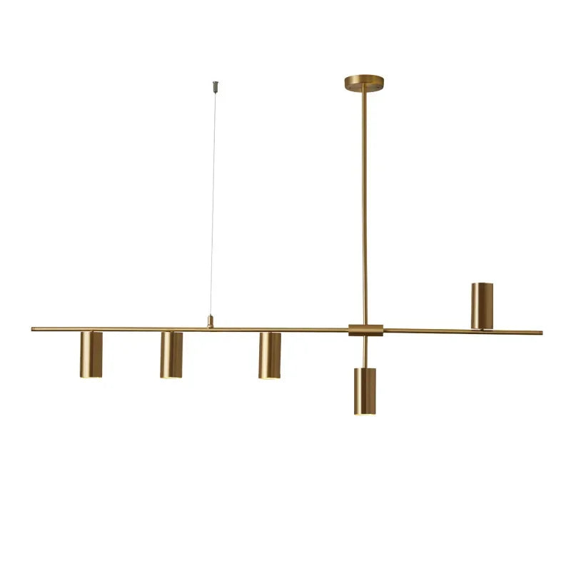 Aisilan led chandelier modern all copper dining room light luxury bar Nordic home  spot pendant lamp
