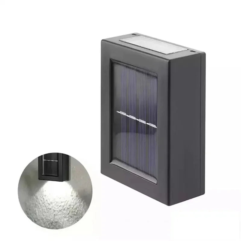 Solar Up and Down Wall Light - Modern Outdoor Waterproof Garden Street Lamp