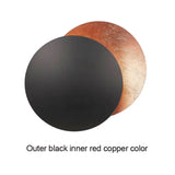 Modern Round Eclipse LED Wall Lamp - Minimalist Indoor Corridor Lighting