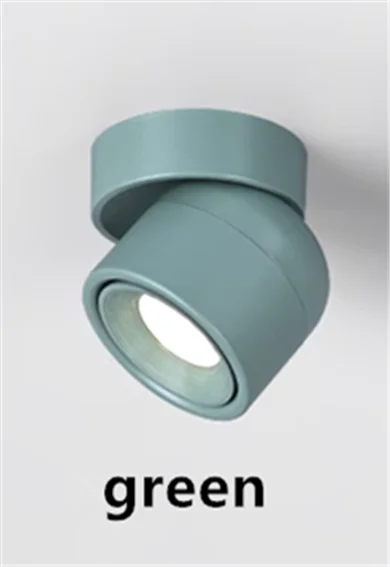 360 ° Rotatable And Foldable LED Downlights Dimmable 7W10W12W15W20W Surface Mounted Ceiling Lamp COB Spotlight AC85V-260V CRI 98