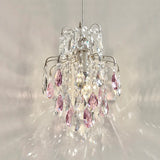 Modern Luxury Colorful Crystal Bedside Led Pendant Lights Home Decor Bedroom E14 Suspend Lamp Bar Hanging Lamp Led Luminarias