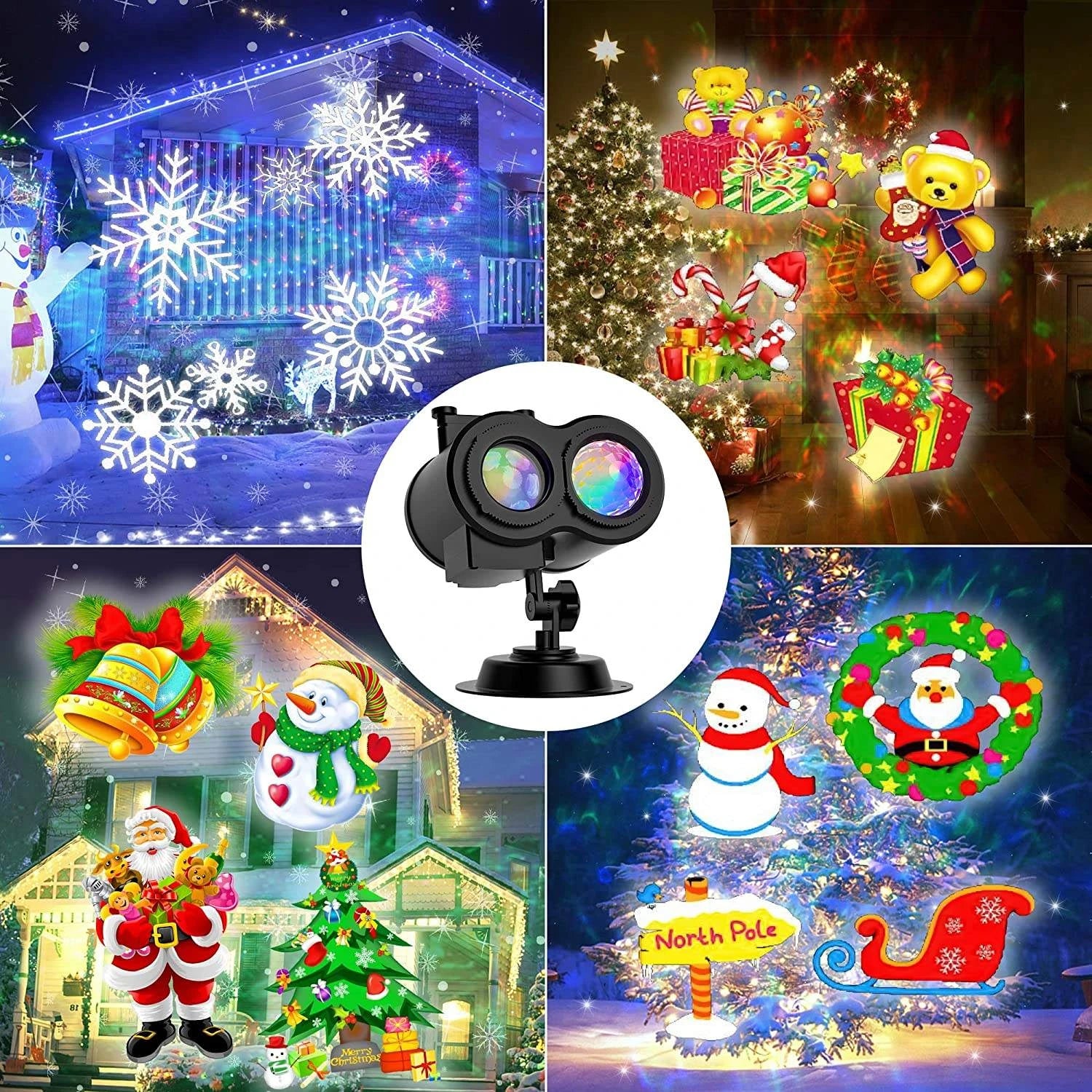 LED Lamp Party Light Lighting Holiday Outdoor Christmas Projector Christmas led lights Projector Waterproof Laser Projection