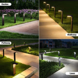 Solar Pathway Lights Outdoor Bright Garden Lawn Lamp (1-Pack / 2-Pack) - Waterproof Solar-Powered Landscape Lighting for Yard & Patio