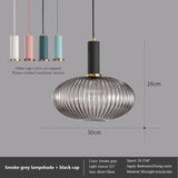 Nordic Retro restaurant colorful Glass pendant lights Creative living room Lamp Simple bedside lamp LED E27 light
