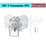 DIY Hexagon Garage LED Tube Accessories & Connector Set (110-240V) - Suspension Wire Cable Kit for Honeycomb Workshop & Barber Shop Lighting