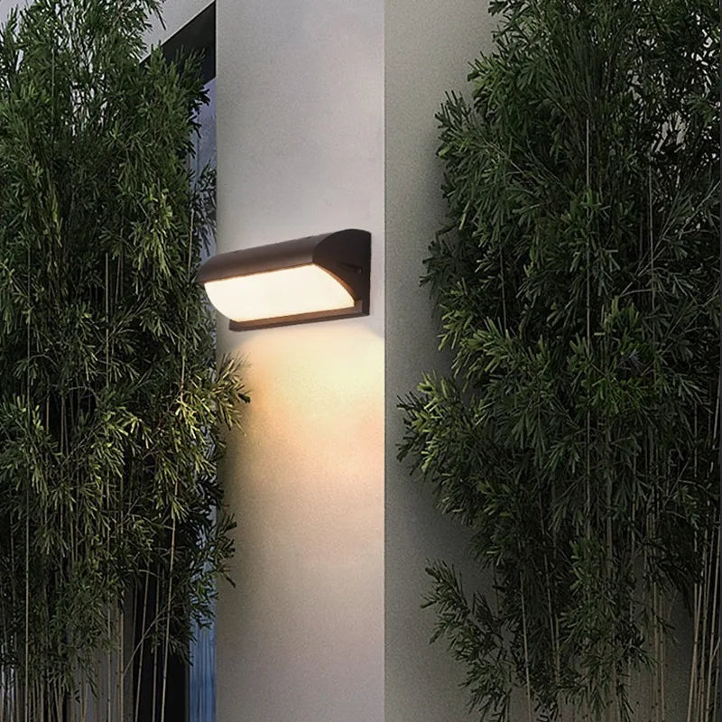 LED Outdoor Wall Lamp Waterproof IP65 Radar Sensor Lighting Balcony Garden Villa Corridor Modern Porch Lights Modern Wall Lamp