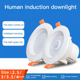 Household Led Spot Light Infrared Sensing Led Ceiling Lamp Night Light Down Lights Sound-controlled Practical