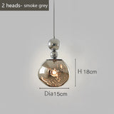 Retro Luxury Lava Pendant Light Nordic Restaurant Bar Table Lamp Italian Minimalist Bedroom Headboard Eye Protection Lamp