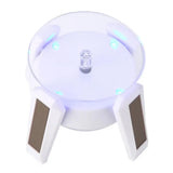 Airship UFO 360-Degree Electric Rotating Display Stand - Solar & Battery Dual-Use Turntable