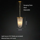 Luxury Brass Crystal Bead Curtains Chandeliers 2025 Modern LED Home Decor Hanging Lamps for Ceiling Living Room Lighting Fixture