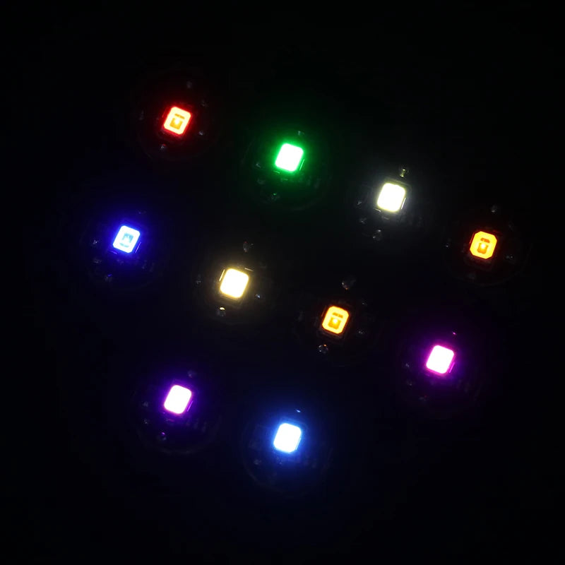 Multi-Color Wireless Magnetic Control LED Light Set with Button Battery - Magnet Induction Model Lamp