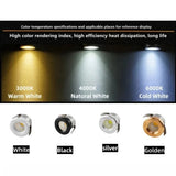 Mini Embedded Ceiling LED Downlight 3W Small Spotlight COB Downlight 110V-220V Dimmable Family Cabinet Light Living Room Hotel