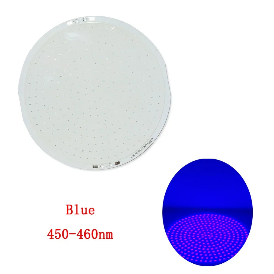 Ultra-Bright Round COB LED Light Chip (108mm/160mm, 50W/200W, DC 12V–14V)