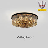 Nordic Designer Luxury Ceiling Chandeliers Modern LED Crystal Pendant Lights for Bedroom Living Room Light Fixtures