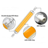 LED R7S Glass COB Tube Bulb 78MM 118MM Corn Lamp 110V 220V High Power J78 J118 Replace Halogen Light Lampadas LED R7S Glass