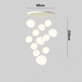 Modern home decor led lights pendant light lamps forstaircase Chandeliers for living room hanging light indoor lighting
