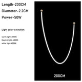 Modern Nordic LED Large Line Pendant Lamp Long Chandelier Living Room Stair Case Lobby Villa Project Minimalist Hanging Light