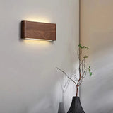 LED Wooden Wall Lamp for Living Room Bedroom Bedside Corridor Stairs Indoor Modern Home Decoration Up Down Wall Sconce Lights ﻿