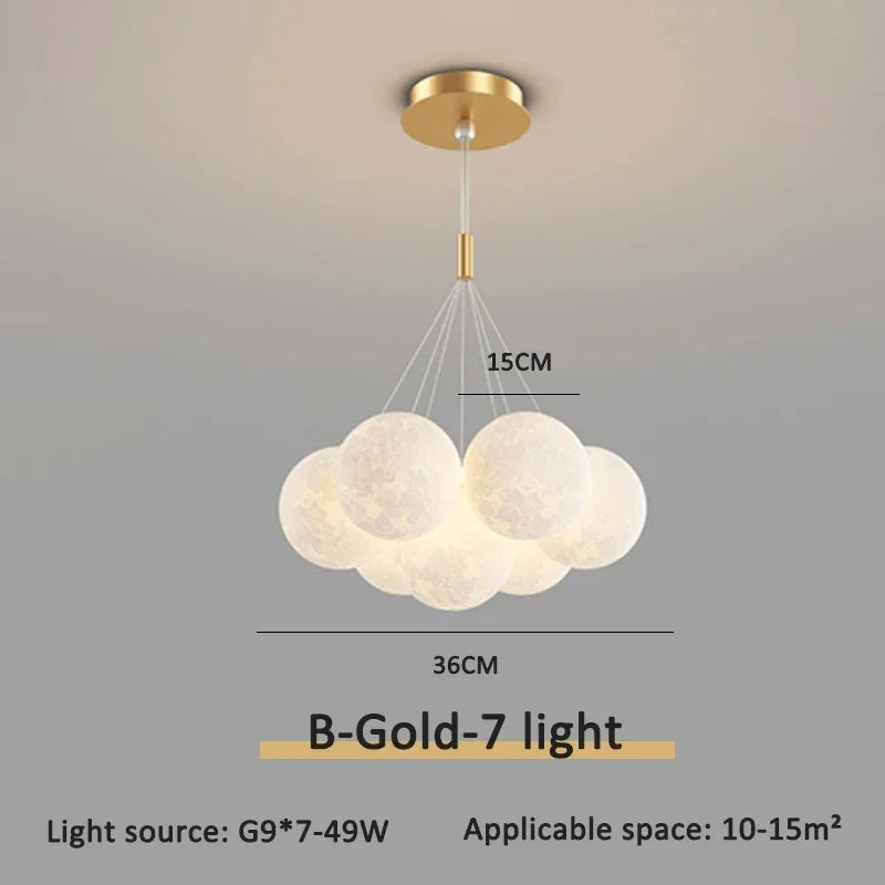 Modern Bubble Hanging Chandelier - Nordic LED Pendant Light Fixture