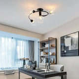 Creative Magic Bean LED Molecular Chandeliers Green Blue Grey Modern Glass Ball Ceiling Light Restaurant Table Room Chandeliers