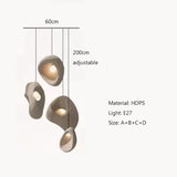 Modern Wabi-sabi Handmade Led Pendant Light Living Dining Room Irregular Chandelier Home Decor Loft Bedroom Hanging Lamp Fixture