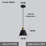 Modern Vintage Macaron Pendant Light Kit (3-Light Cluster) - Creative Iron Hanging Lamp for Bar, Dining & Kitchen