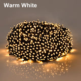 Christmas Outdoor Garden LED String Light 24V Xmas Tree Fairy Lights Waterproof Garland Lamp For Courtyard Holiday Party Decor
