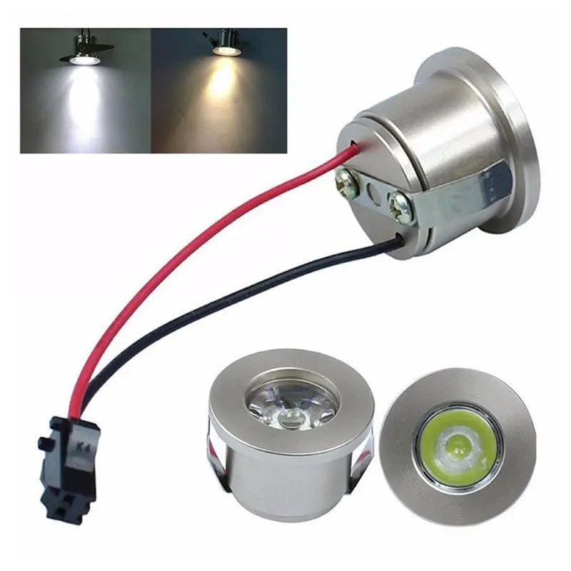Mini Surface Mounted LED Downlight - 1W 3W Jewelry Cabinet Spotlight