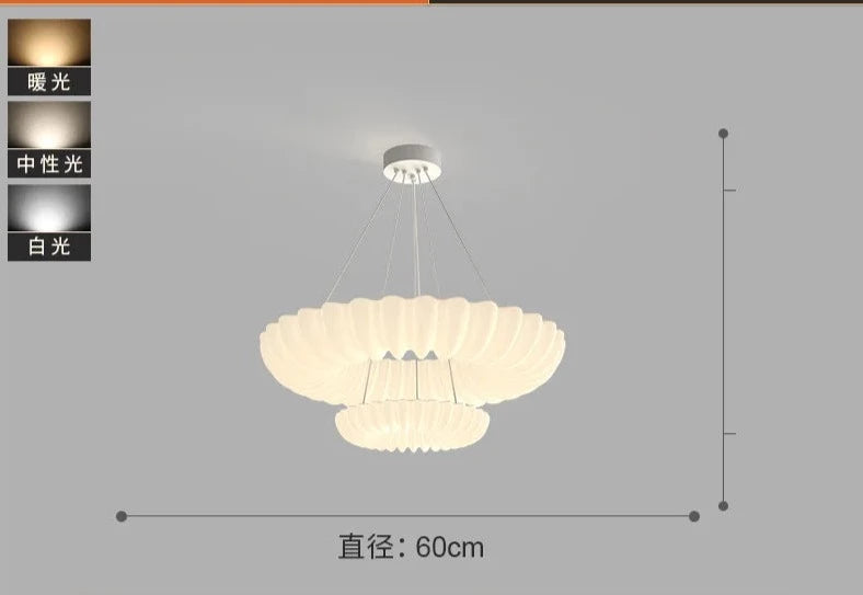 White Hall and Living Room Chandeliers Modern 2022 Bedroom Decors Modern Led Chandelier Pendant Nordic Home Decors Interior Large