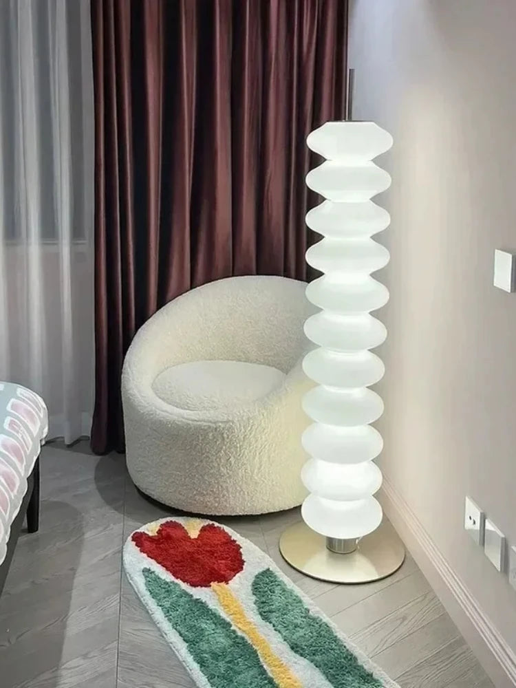 Nordic Danish Gourd Floor Lamp - Designer Standing Light for Living Room