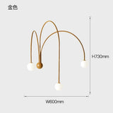 Comet LED Chandelier Nordic minimalist glass globe lamps living room creative personality study cafe art dining room lighting