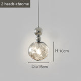 Retro Luxury Lava Pendant Light Nordic Restaurant Bar Table Lamp Italian Minimalist Bedroom Headboard Eye Protection Lamp