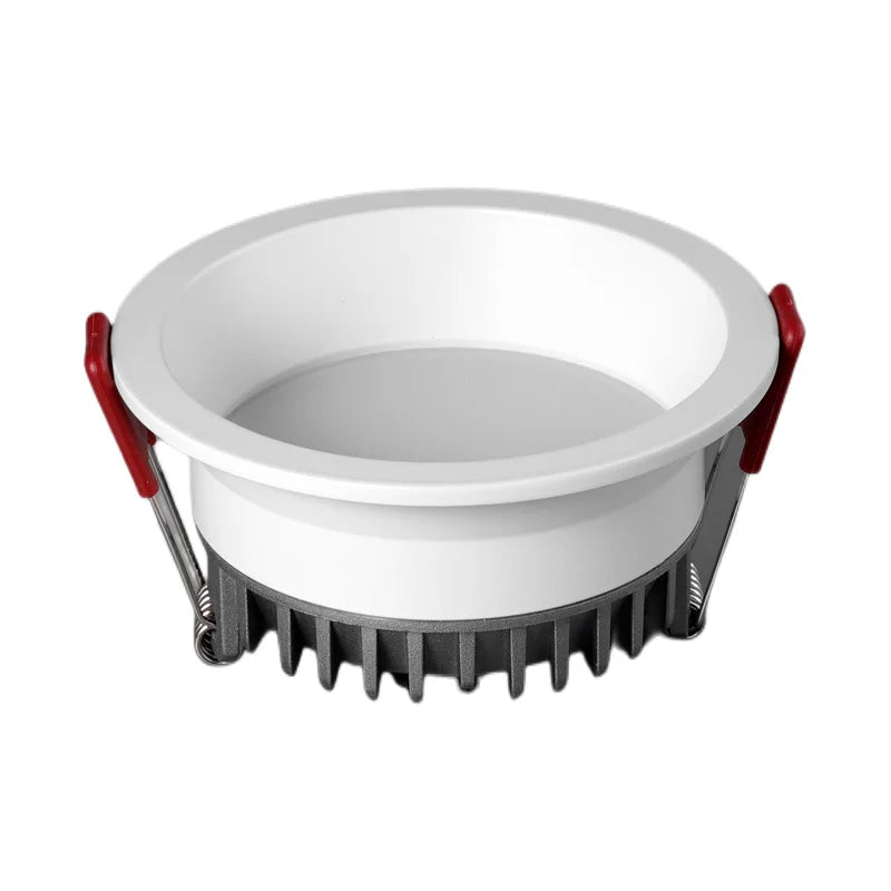 Dimmable LED Downlights Anti-Glare Recessed Ceiling Lights 9W 12W 15W 20W Background Spotlights AC85~265V Bedroom Kitchen Foyer