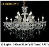 Luxury Traditional Classic K9 Crystal Chandelier Light for Living Room Bedroom Kitchen - Pendent Ceiling Fixture Top Quality