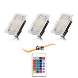 For Tesla RGB LED Lights Bulbs Kit Atmosphere Lamp Projector Trunk Lamp With Remote Control Car Interior for Tesla Model Y 3 X S