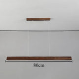 Wooden LED Chandelier Retro Eye Protection Pendant Light Restaurant Study Corridor Ceiling Lights Home Decoration Lighting Lamps