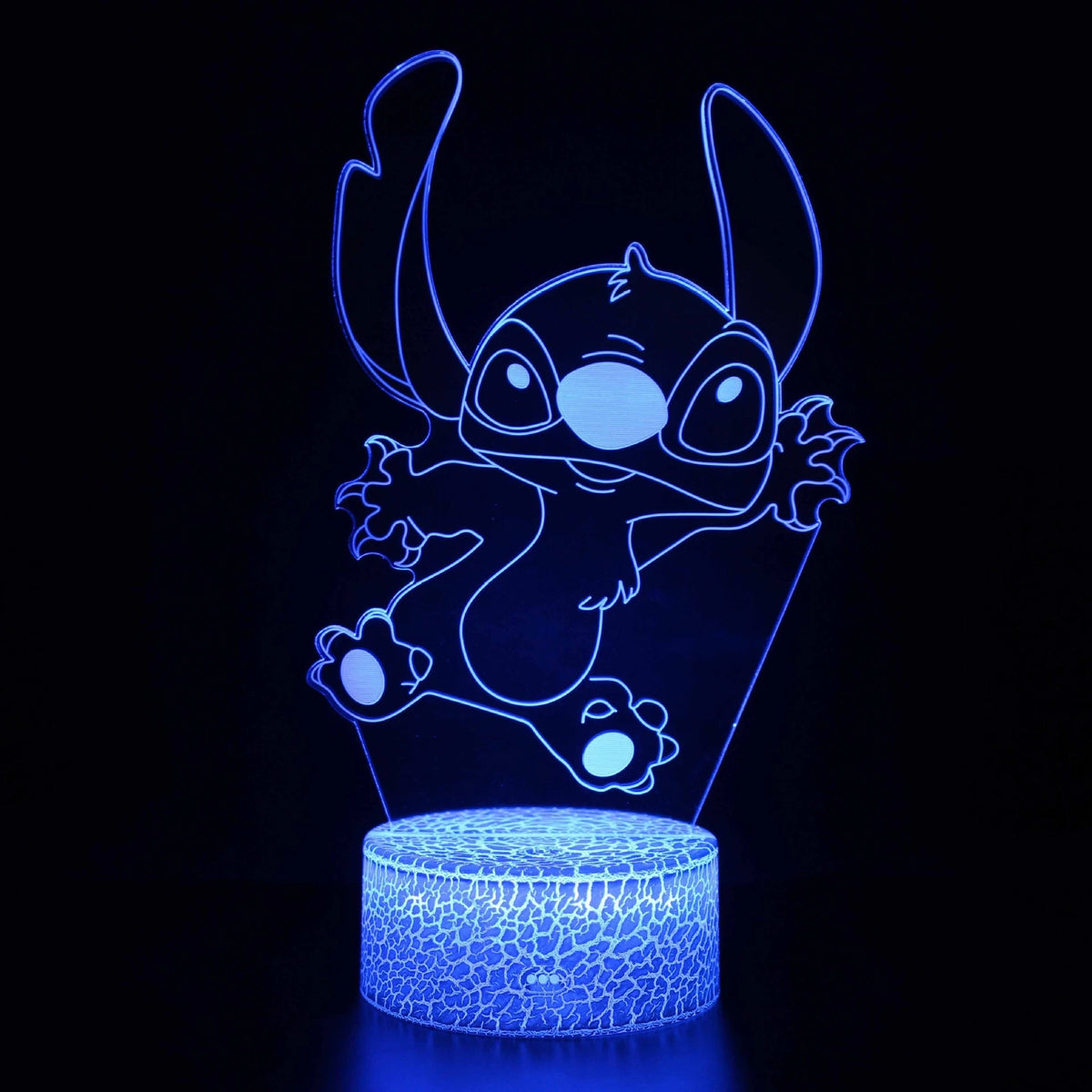3D Illusion Stitch Night Light with Remote Control and Smart Touch Room Decor Lamp Birthday Valentine&#39;s Day Christmas Gifts