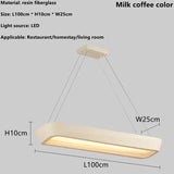 Minimalist Wabi Sabi Dining Room Rectangle Pendant Lights Coffee House Bar Bedroom Lamp Nordic New Style Dining Table Chandelier