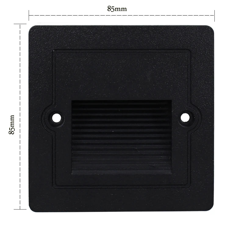 Outdoor Led Stair&Step Light 3W Waterproof Recessed Wall Corner Lamp For Home Landscape Pathway Stairway Garden Yard Footlight