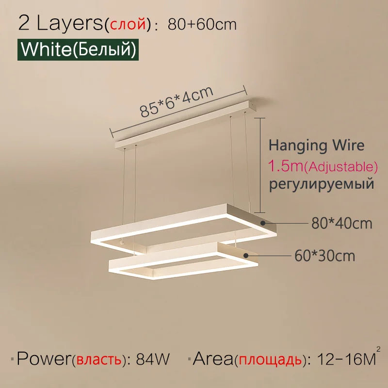 Ceiling Chandelier Chandeliers for Living room 2021 Pendant lamp Modern Bedroo Hanging Light Fixture LED Lustre Dining room