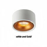 Circular dimmable LED surface mounted spotlight COB non opening ceiling light 9W/12W/15W/18W living room surface mounted tube li