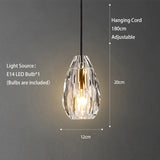 Modern Remote Control LED Ceiling Chandelier 2023 Luster's New Trend Crystal Hanging Light Bedroom Bedside Pendant Lamp Nightlight